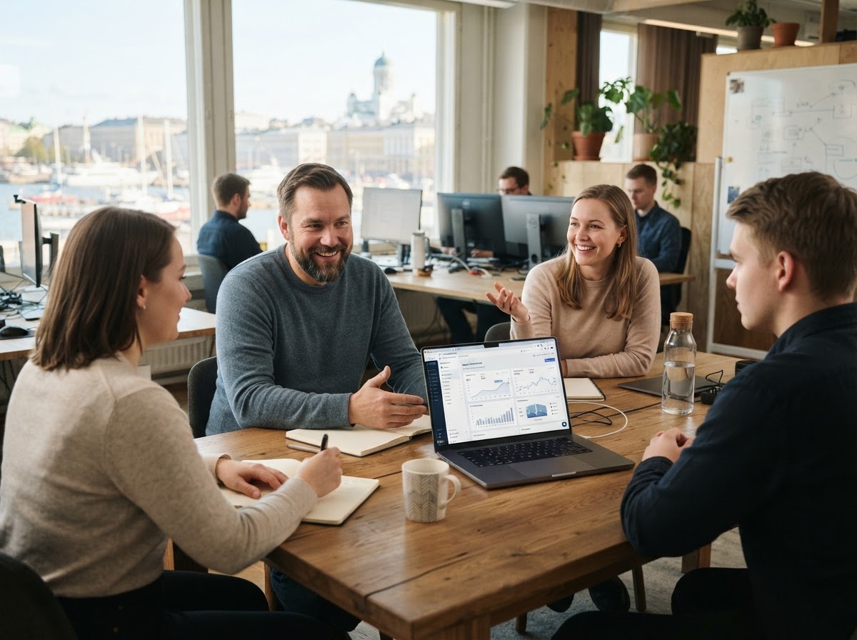 Kovasec-tiimi suunnittelemassa automaatioratkaisuja